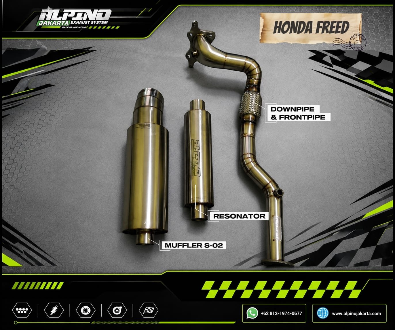 Knalpot Honda Freed